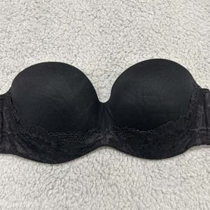 Victoria Secret Bra 34B T-Shirt Bra Body By Victoria Lined Strapless
